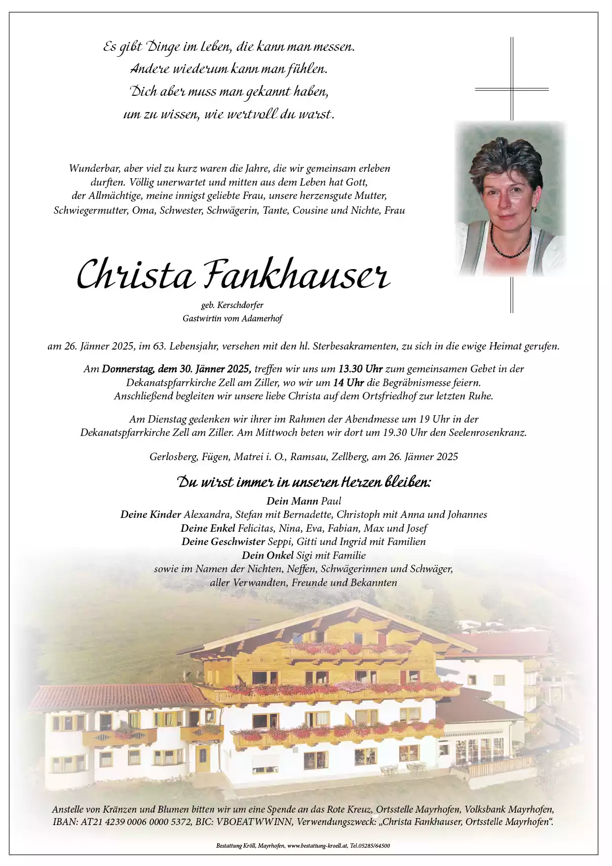 Parte von Christa Fankhauser